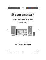 SOUNDMASTER Disc-3110 Instruction Manual preview