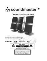 SOUNDMASTER Disc-7990 Encode Instructions Manual preview