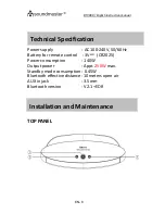 Preview for 7 page of SOUNDMASTER highline BT3000 Instruction Manual