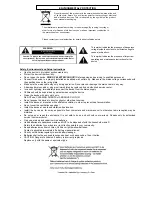 Preview for 2 page of SOUNDMASTER Highline UR 922 Manual