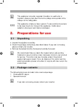 Preview for 3 page of SOUNDMASTER Highline URD840 Manual