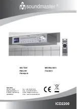 SOUNDMASTER ICD2200 Instruction Manual предпросмотр