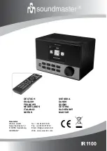 Preview for 1 page of SOUNDMASTER IR1100 Manual