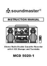 Предварительный просмотр 2 страницы SOUNDMASTER MCD 5020-1 Instruction Manual