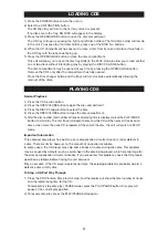 Предварительный просмотр 11 страницы SOUNDMASTER MCD 5020-1 Instruction Manual