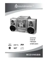 Preview for 1 page of SOUNDMASTER MCD 5145USB Manual