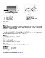 Предварительный просмотр 2 страницы SOUNDMASTER NR945 Instruction Manual