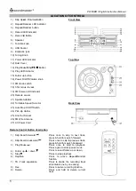 Предварительный просмотр 9 страницы SOUNDMASTER PL550BR User Manual