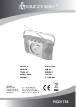 Preview for 1 page of SOUNDMASTER RCD1755 Manual