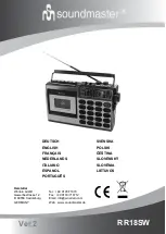 Preview for 1 page of SOUNDMASTER RR18SW Manual