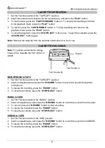 Preview for 10 page of SOUNDMASTER RR18SW Manual