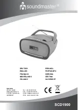 Preview for 1 page of SOUNDMASTER SCD1900 Manual