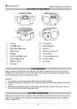 Предварительный просмотр 7 страницы SOUNDMASTER SCD2120 Instruction Manual