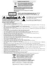 Preview for 2 page of SOUNDMASTER SCD5100BL Instruction Manual