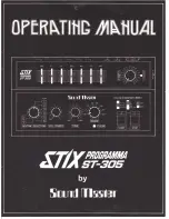 SOUNDMASTER STIX ST-305 Operating Manual preview