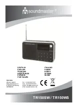 Preview for 1 page of SOUNDMASTER TR150SW User Manual