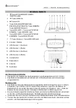 Preview for 3 page of SOUNDMASTER UR106 Manual