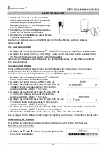 Предварительный просмотр 4 страницы SOUNDMASTER UR210 Manual