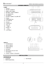 Предварительный просмотр 3 страницы SOUNDMASTER UR6600 Instruction Manual