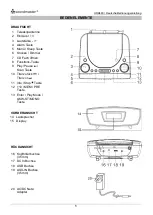 Preview for 3 page of SOUNDMASTER URD480SW Instruction Manual