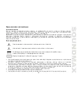 Предварительный просмотр 23 страницы SoundMax MS-MSD10 Instruction Manual