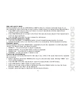 Предварительный просмотр 5 страницы SoundMax SM-2401 Instruction Manual