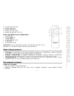 Предварительный просмотр 11 страницы SoundMax SM-2402 Instruction Manual