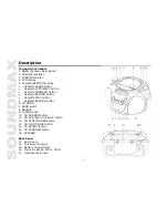 Предварительный просмотр 2 страницы SoundMax SM-2403 Instruction Manual