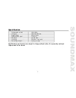 Предварительный просмотр 9 страницы SoundMax SM-2403 Instruction Manual