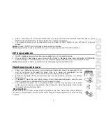 Предварительный просмотр 7 страницы SoundMax SM-2404 Instruction Manual