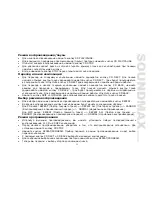 Предварительный просмотр 13 страницы SoundMax SM-2404 Instruction Manual