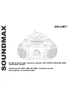 Предварительный просмотр 1 страницы SoundMax SM-2407 Instruction Manual