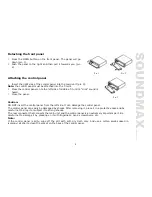 Предварительный просмотр 5 страницы SoundMax SM-CCR3030 Instruction Manual