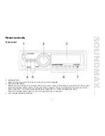 Предварительный просмотр 7 страницы SoundMax SM-CCR3030 Instruction Manual