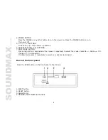 Предварительный просмотр 8 страницы SoundMax SM-CCR3030 Instruction Manual