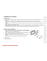 Предварительный просмотр 5 страницы SoundMax SM-CCR3034 Instruction Manual