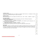 Предварительный просмотр 13 страницы SoundMax SM-CCR3034 Instruction Manual