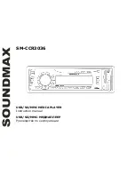 SoundMax SM-CCR3036 Instruction Manual предпросмотр