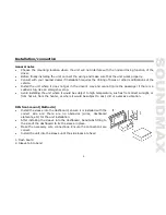 Предварительный просмотр 5 страницы SoundMax SM-CCR3036 Instruction Manual