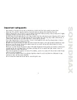 Preview for 3 page of SoundMax SM-CDM1035 Instruction Manual