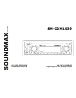 Preview for 1 page of SoundMax SM-CDM1039 Instruction Manual