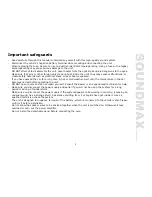 Preview for 3 page of SoundMax SM-CDM1039 Instruction Manual