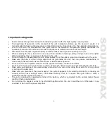 Preview for 3 page of SoundMax SM-CDM1053 Instruction Manual