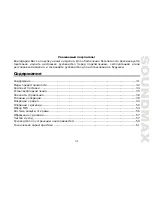 Предварительный просмотр 31 страницы SoundMax SM-CDM1056 Instruction Manual