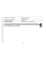 Предварительный просмотр 62 страницы SoundMax SM-CDM1056 Instruction Manual