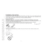 Предварительный просмотр 4 страницы SoundMax SM-CMD2020 Instruction Manual