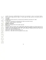 Preview for 20 page of SoundMax SM-CMD2021 Instruction Manual