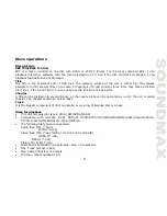 Preview for 21 page of SoundMax SM-CMD2021 Instruction Manual