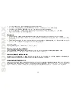 Preview for 22 page of SoundMax SM-CMD2021 Instruction Manual