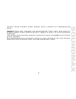 Предварительный просмотр 39 страницы SoundMax SM-CMD2021 Instruction Manual